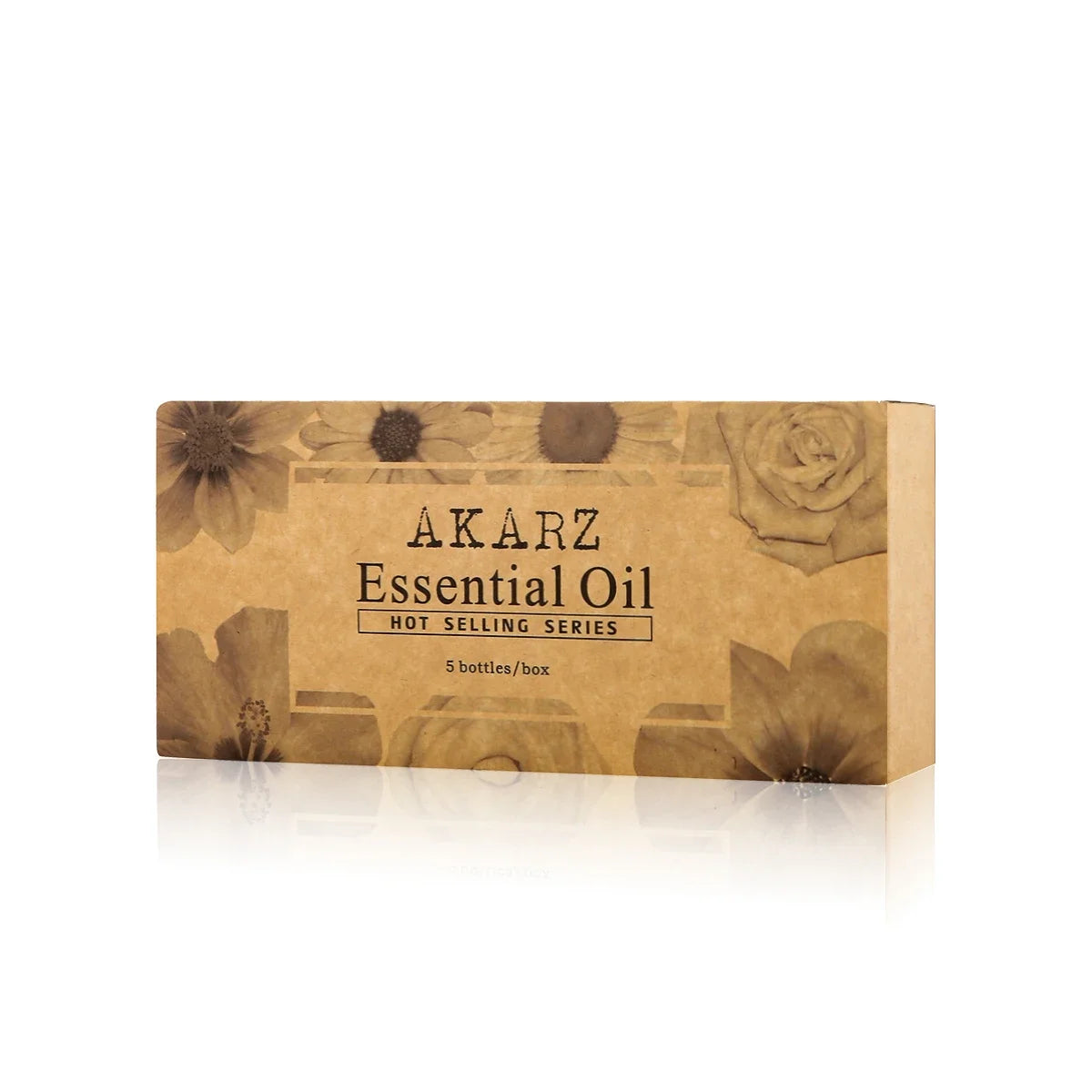 AKARZ Hots Series Essential Oils Gift Set Musk, Sandalwood, Lavender, Jasmine, Rose Aromatherapy Oils for Diffuser,10mL Bottles