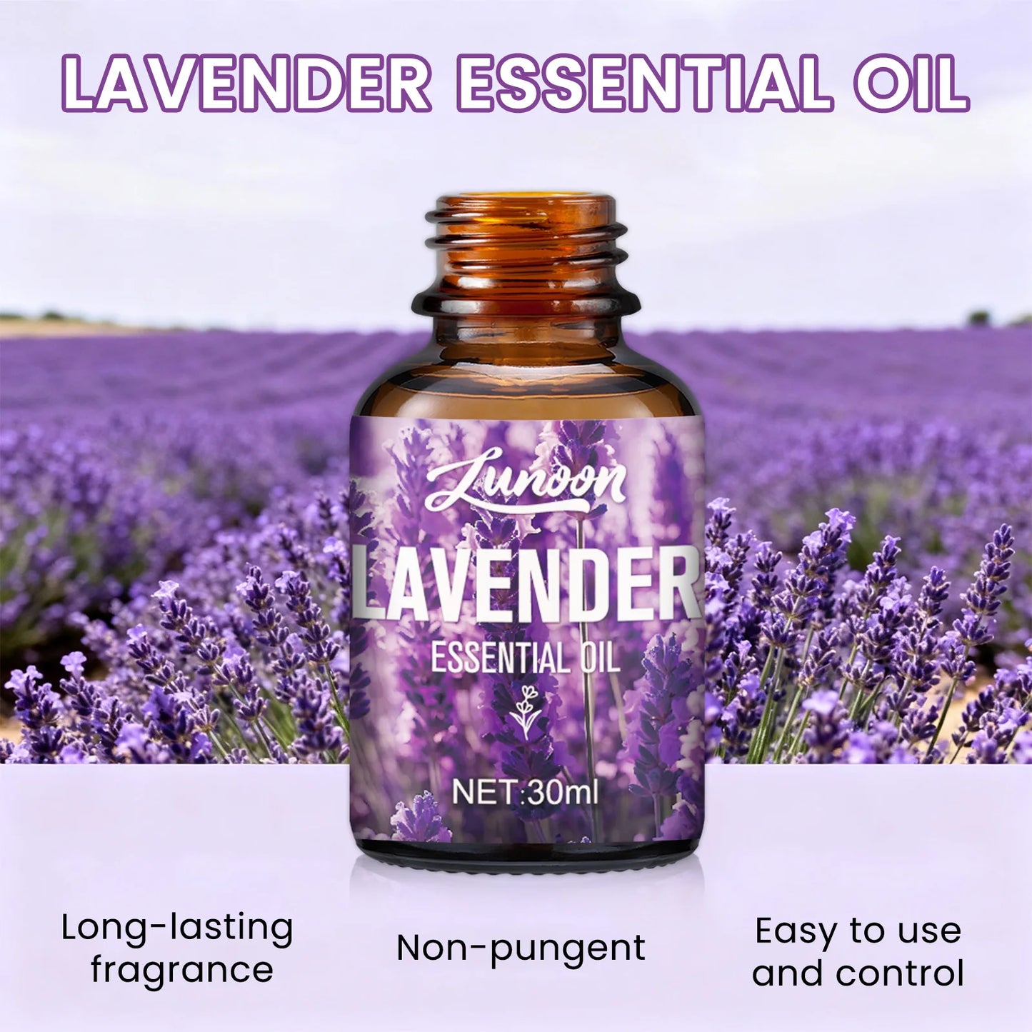 30ml Natural Eucalyptus Essential Oil for Aromatherapy Diffuser, Relieves Stress & Improves Sleep, for Home, Office, Yoga Room