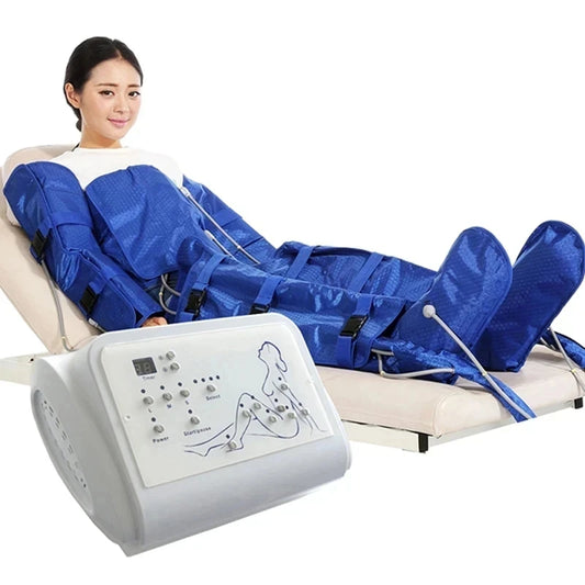 2026 Lymphatic Drainage Vacuum Pressotherapy Machine Air Wave Pressure Air Compression Waist Body Massager Leg Muscle Relaxation