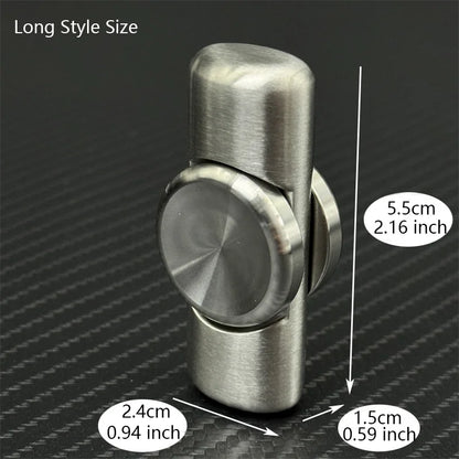 Stainless Steel Brushed Craft Fidget Spinner Fashion EDC Hand Spinner Office Relaxation Fidget Toys ADHD Tool Idea Gifts