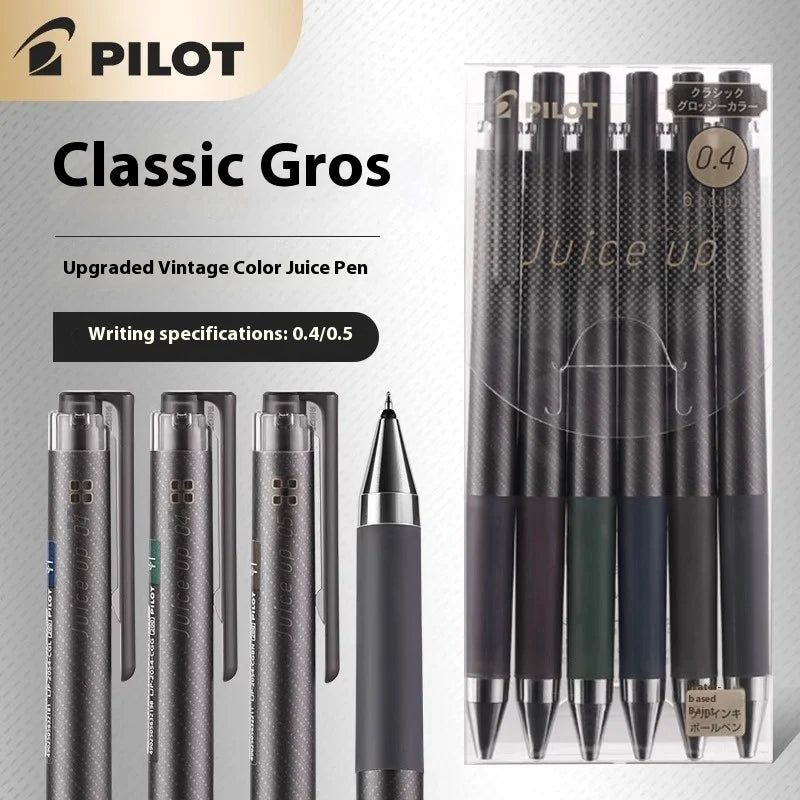 Pilot Juice Up Limited Edition Retro Glitter Metallic Gel Pen 0.4/0.5mm Multi-Color Smooth ST Tip for Writing,Drawing,Journaling