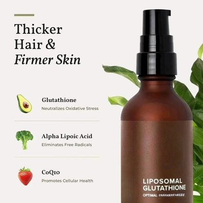 Liposomal Glutathione Supports Immunity Skin Hair and Healthy Aging Maximum Absorption Glutathione Supplements 60ML