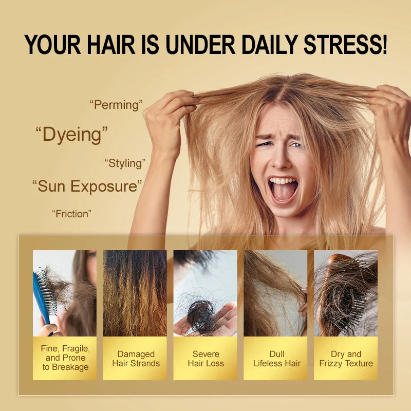 PURC Argan Oil Hair Mask Smoothing Strengthening Soft Nourishing Conditioner Repair Damaged Frizz Hair Treatment Hair Care