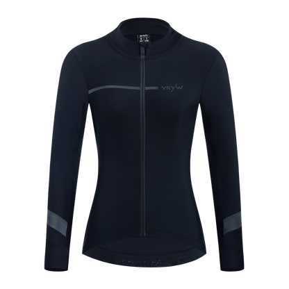 YKYWBIKE Women Cycling Jackets  Long Sleeve Winter Autumn Bicycle Jacket Thermal Fleece Warmth Cycling JerseyRoad Bike Clothing