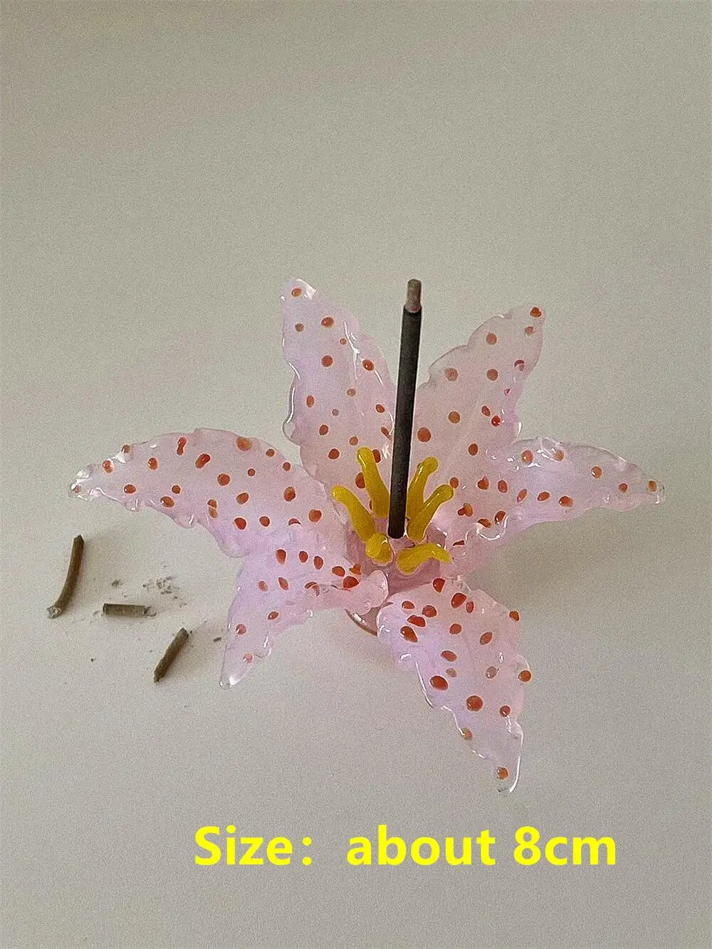 Cute Lily Ceramic Fragrance Insert Seat Line Incense Burner Vertical Incense Insertion Seat  Decoration Aromatherapy Storage