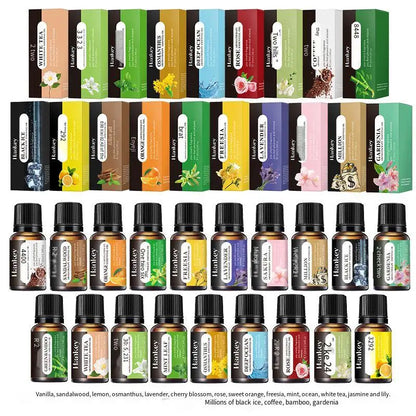 10 ML Aromatherapy plant essential oil water-soluble humidifier fireless aromatherapy refill liquid aromatherapy machine set