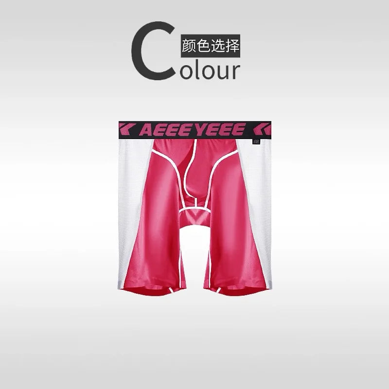Men's Underwewar Sport Boxers for Fitness Panties Training Cycling Underwear Anti-Chafing Quick Dry Breathable Underpants