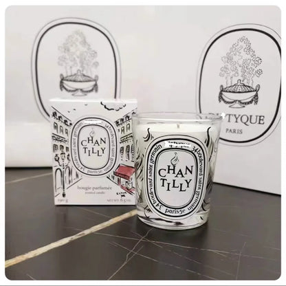 190g Aromatherapy Candle City Limited Edition Pure Natural Plant Essential Oil Scented Candle Cafe Chantilly Christmas Home Gift