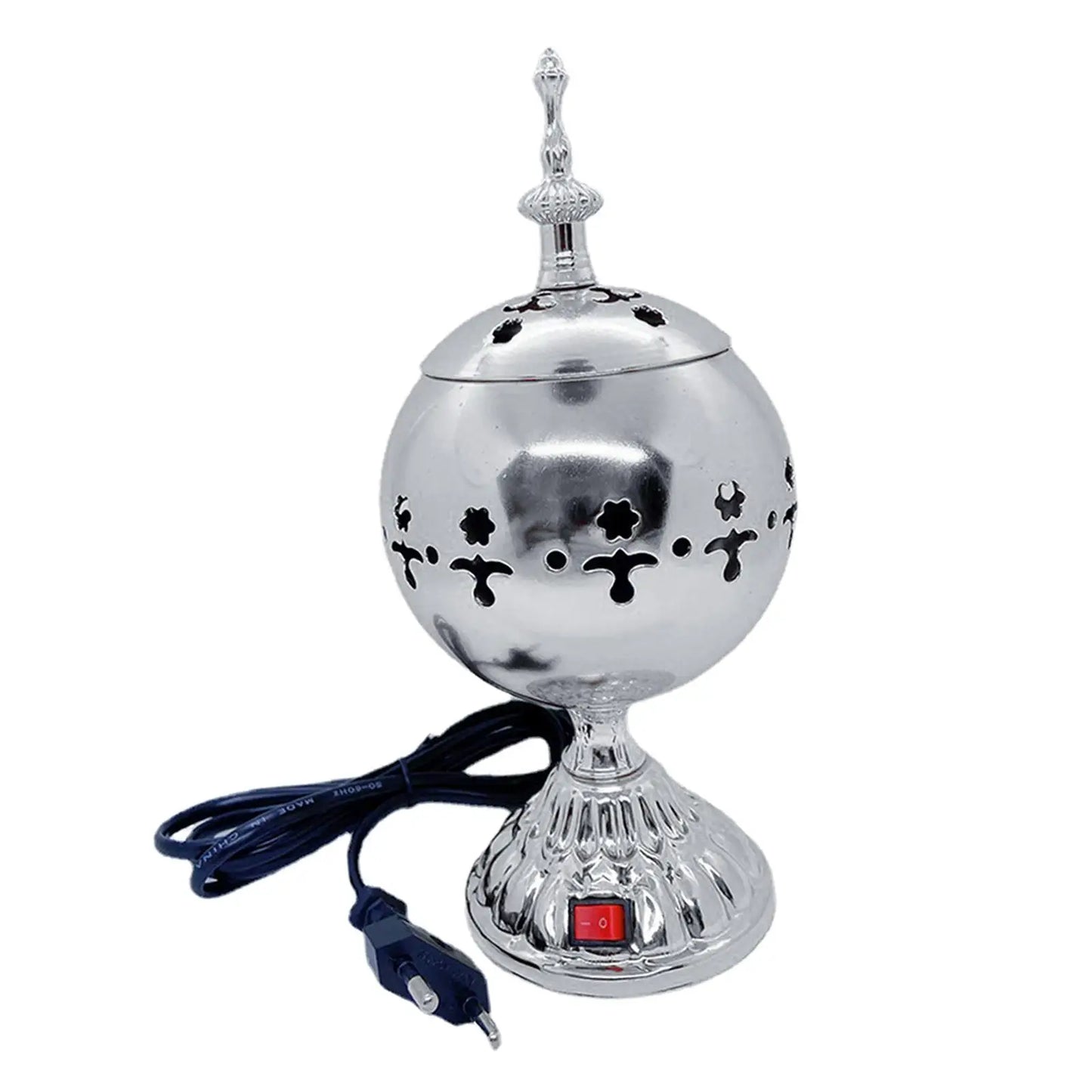 EU Plug Electric Incense Burner Mubkhara Zen Arabian Sandalwood Censer Incense Diffuser for Yoga SPA Decor Ornament Home 12/13cm