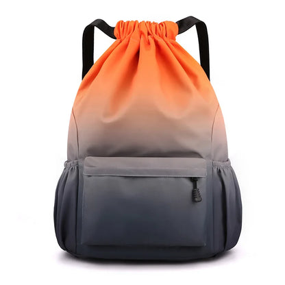 Strap Pocket Drawstring Backpack Waterproof Bag Large Capacity Colorful Backpacks Outdoor Sports Fitness Travel Bag Dropshipping