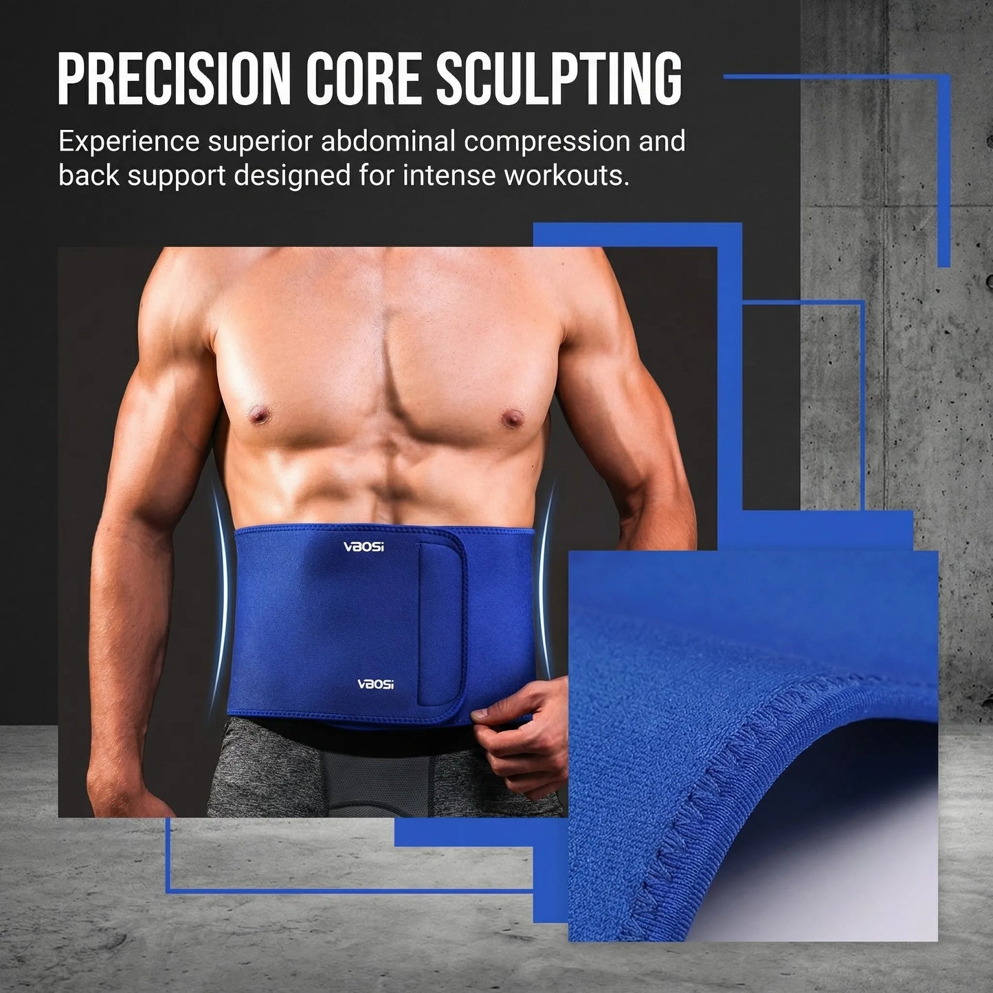 Back Support Brace & Elastic Supports Belly Band Stomach Wrap Waist Belt Waist Trainer for Men Sciatica Pain Relief
