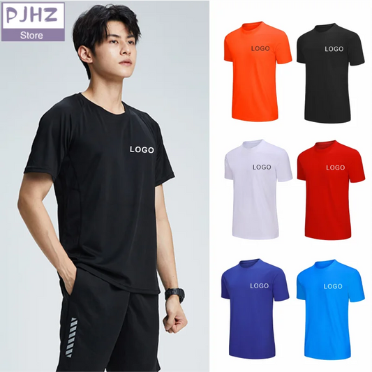 Cheap Quick-Drying Breathable Sports T Shirt Running Fitness Marathon Football Basketball T-shirts Custom Logo Embroidery Print