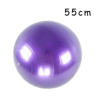 Big Yoga Ball PVC Inflatable Yoga Exercise Ball Thickened Gym Fit Ball Exercise Home Fitness Pilates Sport Balance Ball, 45-85cm
