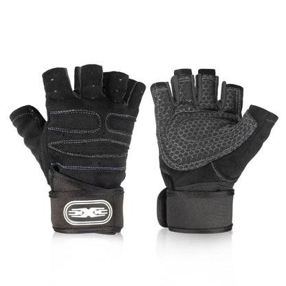 Men Women Gym Gloves Half Finger Cycling Gloves Fitness Weight Lifting Body Building Training Sports Exercise Workout Gloves
