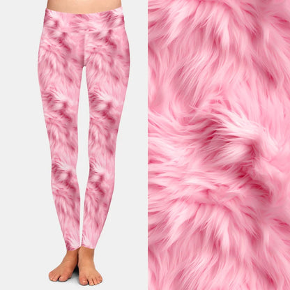 New High Waist Flower Printed Women's Leggings Sports Tight Pants High Quality High Elasticity Slim Fit Tight Pants