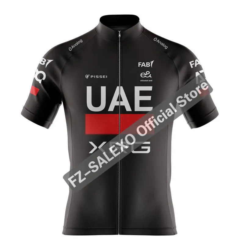 Men's New UAE Cycling Jersey Sets Summer Short Sleeve Mtb Ropa Ciclismo Bicycle Clothing Bike Shirts Bicycle Cycling Clothing
