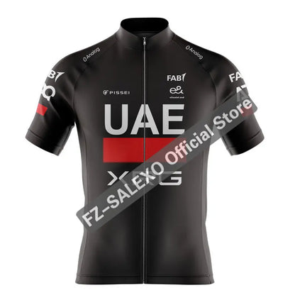 Men's New UAE Cycling Jersey Sets Summer Short Sleeve Mtb Ropa Ciclismo Bicycle Clothing Bike Shirts Bicycle Cycling Clothing