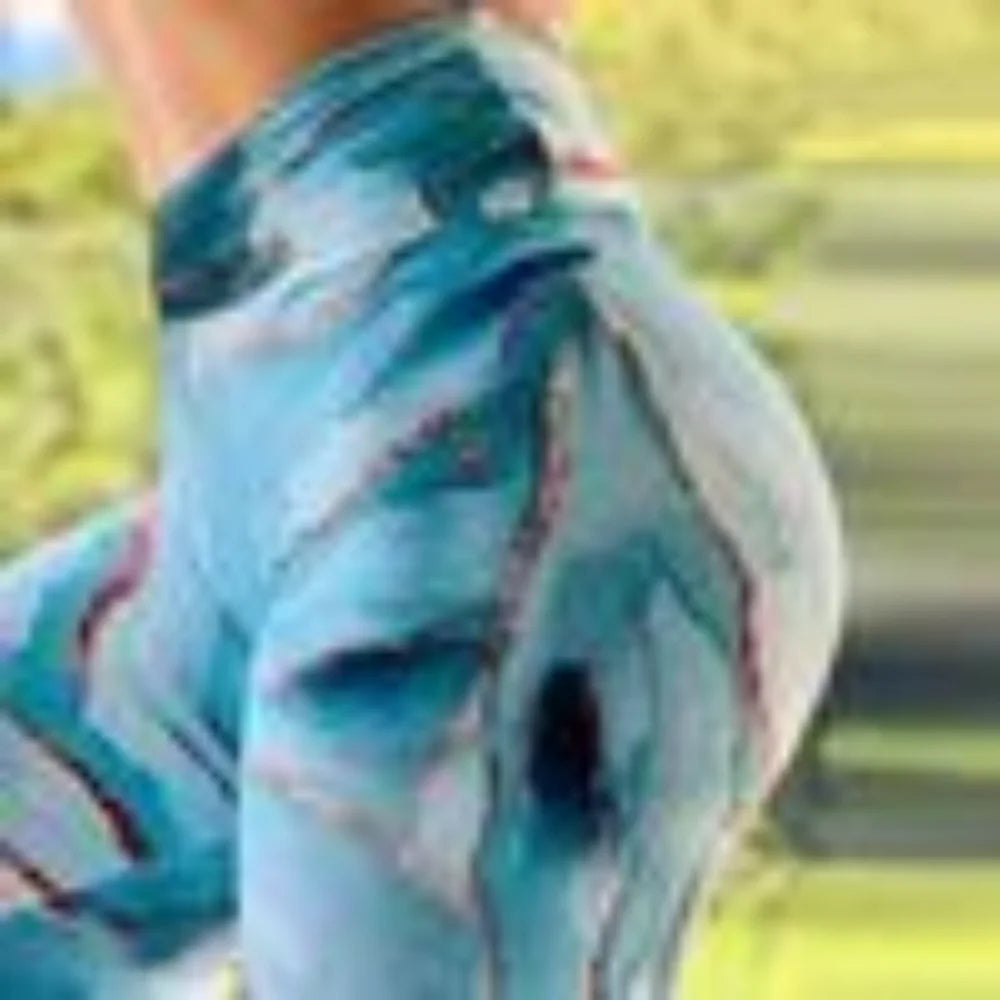 NADANBAO Woman Map Printed Leggings High Waist Skinny Trousers Lady Sporty Workout Pants Female Outdoor Running Riding Bottom