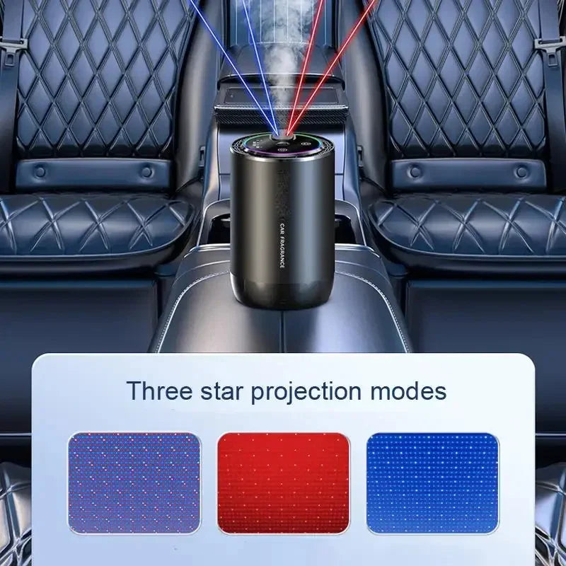 Car Aroma Diffuser Star Light Led  Electric Car Air Freshener  Smart Aromatherapy  With Fragrances  Scent Essential Oil Diffuser