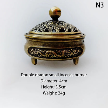 Antique Style Lamp Metal Incense Burner Scented Unscented Candle Holder Home Decor Gift Arabic Incense Burner