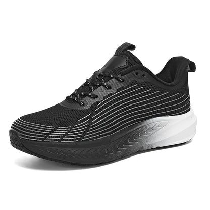 Men's Plus Size Sneaker Big Head Mesh Wide Palm Shoes Outdoor Knitted Breathable Running Fitness Shoes Driving Footwear
