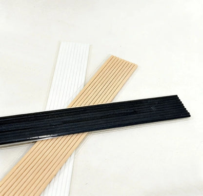 100pcs Black White Diffuser Sticks 3mm 30cm Long  Aromatherapy Diffuser Sticks for Essential Oils Absorption And Dispersion