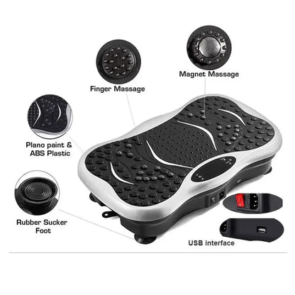 Lazy Stretching Fitness Passive Vibration Fat Massager – Full Body Shaking Machine, Twist Waist Trainer for Home Use