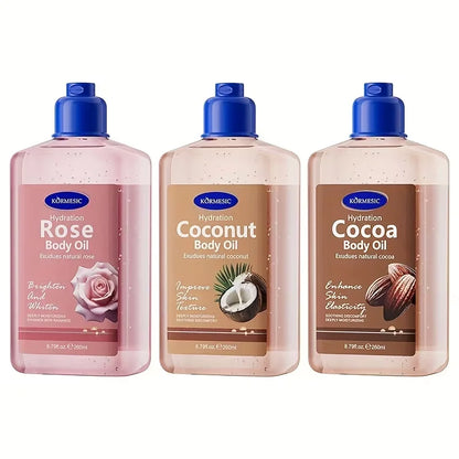 Coconut Body Oil Moisturizing Essence, Long-Lasting Nourishing  Skincare Oil, Non-Greasy Body Care Oil for Women Daily Use