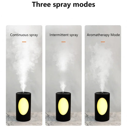 600ml Portable Aroma Diffuser With Colorful LED Lights Battery Rechargeable Wireless Air Humidifier For Bedroom Office