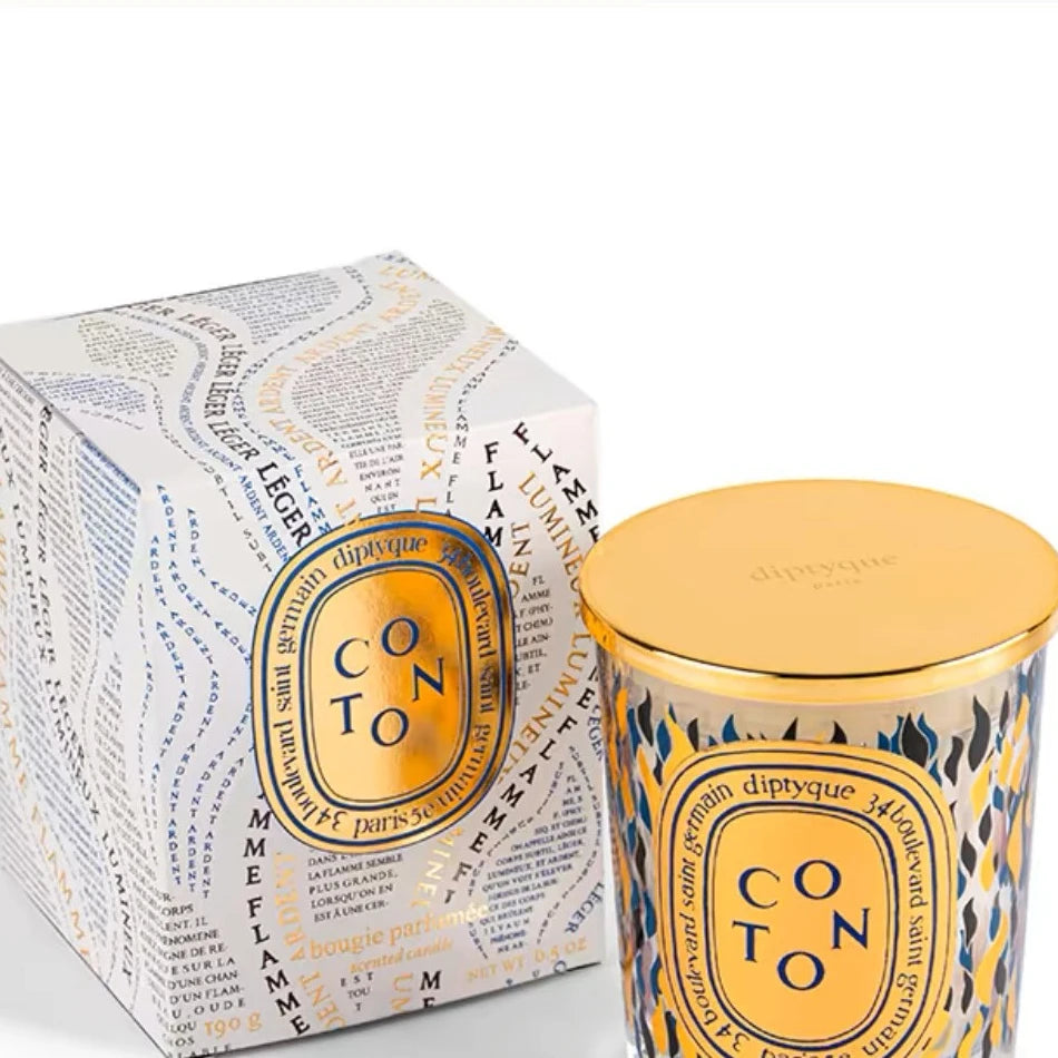 190g Aromatherapy Candle City Limited Edition Pure Natural Plant Essential Oil Scented Candle Cafe Chantilly Christmas Home Gift