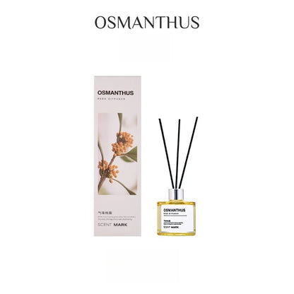 50ML Reed Diffuser Sets Lotus Jasmine Rose Oil Flameless Scent Diffuser Home Fragrance Car Air Freshener Sticks Aromatherapy