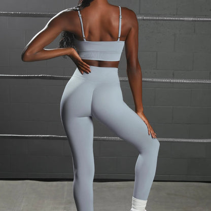 Female Yoga Set Ensemble Seamless Sexy Sport Suit Women Sportswear Leggings Fitness Workout Gym Wear Running Clothing Tracksuit