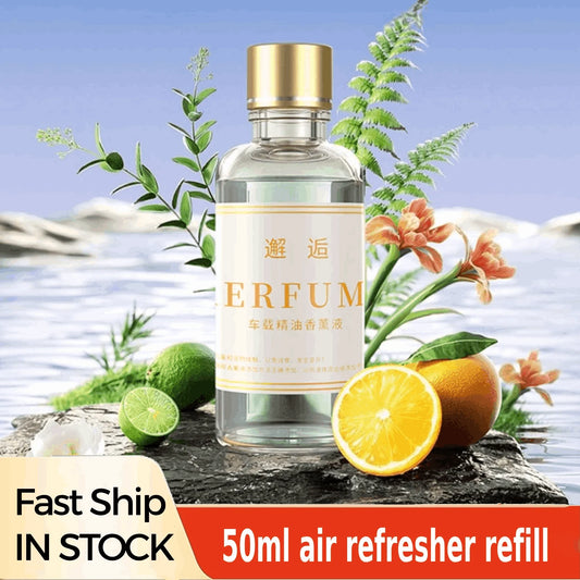 50ml Car Perfume Diffuser Smart Car Air Diffusers Adjustable Concentration Essential Oil Diffuse Rechargeable Car Fragrance