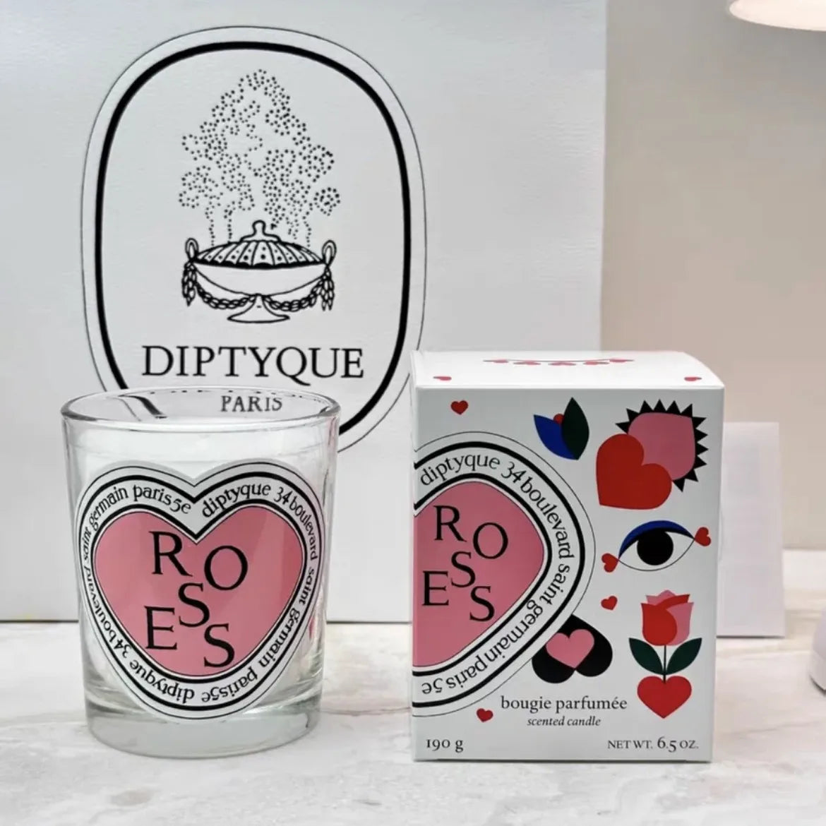 190g Aromatherapy Candle City Limited Edition Pure Natural Plant Essential Oil Scented Candle Cafe Chantilly Christmas Home Gift