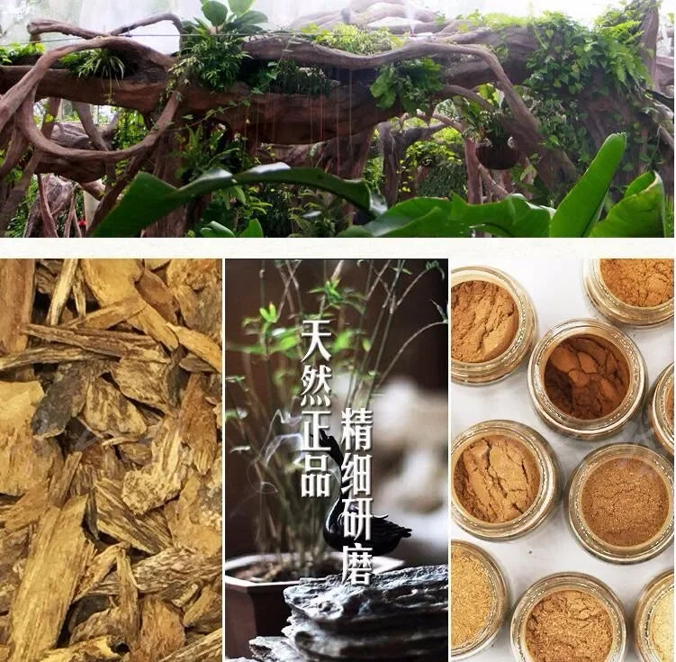 Natural sandalwood powder incense raw material incense powder for Buddha household sandalwood powder