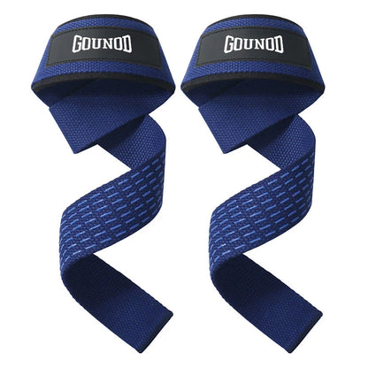 GOUNOD Weightlifting Wrist Straps Strength Training Adjustable Non-slip Gym Fitness Lifting Strap Wrist Support Grip Band