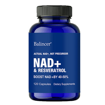 Resveratrol NAD+ Supplement - Support Cellular Health, Stamina & Healthy Aging, Supports DNA Repair and Healthy Metabolism