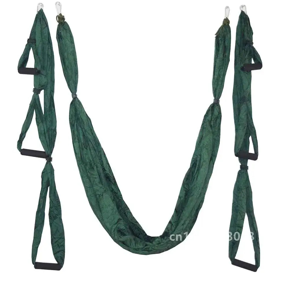 Aerial Yoga Swing with Extension Straps Antigravity Yoga Hammock Aerial Trapeze Sling  Inversion Tool for Home Gym Fitness