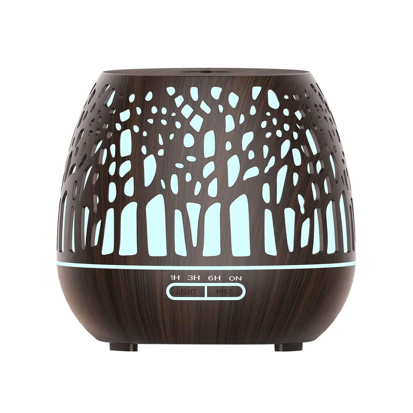Tuya Smart 500ml Aromatherapy Essential Oil Diffuser Wood Grain Air Humidifier Aromatherapy Ultrasonic Remote Control Home Bedro