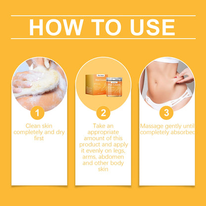 Fat Burner Weight Loss Cream Anti Cellulite Shaping Sculpting Firming Arms Belly Abdomen Thigh Legs Full Body Massager Hot Cream