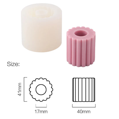Boowan Nicole Modular Silicone Candle Mold Handmade Stackable Aromatherapy Candle Mould Home Decoration Tools