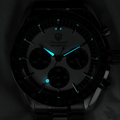 New Mechanical Quartz Watches VK63 Chronograph Sports Watches Bubble Sapphire Ar Waterproof Luminous Watches