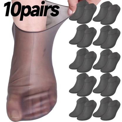 1/5/10Pairs Silicone Moisturizing Foot Socks Spa Tools Reusable Gel Stocking Protective Cover Anti Cracking Dead Skin Foot Care