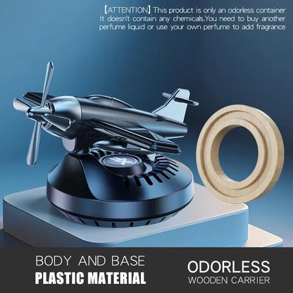 Solar Rotating Car Perfume Diffuser Car freshensers Helicopter Car Interior Decoration Accessories Aromatherapy With Perfume