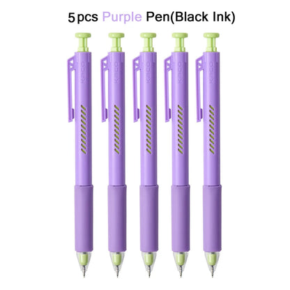 KACO ON ZERO Shake Gel Pen,0.5mm Black Retractable Refillable Ink Pen Smooth Writing ST Nib For Homework,Exam,Signing,Journaling