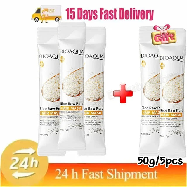 Magical Keratin Hair Mask 5 Seconds Repair Damaged Frizzy Hair Soft Smooth Shiny Rice Nutrition Moisturizing Nourish Hair Care