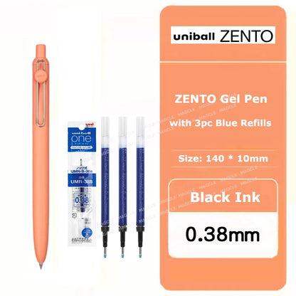 New Uniball Gel Ink Pen 0.5/0.38mm Multiple Colors Rod Smudge-Proof Fine Writing Without Fatigue Notes Journaling Drawing Tools