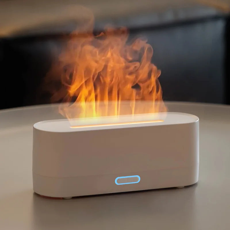 Colorful Flames Air Humidifier Essential Oils Humidifiers Flame Aroma Humidifier Fragrance Diffuser Home Aromatherapy Diffuser