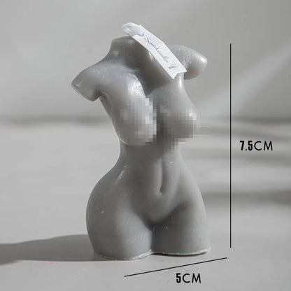 Creative Men and Women Body Aromatherapy Candles Handmade Candle Ornament Gift