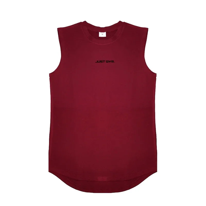 Summer Gym Tank Top Men Cotton Bodybuilding Fitness Sleeveless T Shirt Workout Clothing Mens Compression Sportswear Muscle Vests